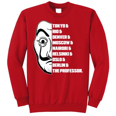 El Professor World City Names Sweatshirt