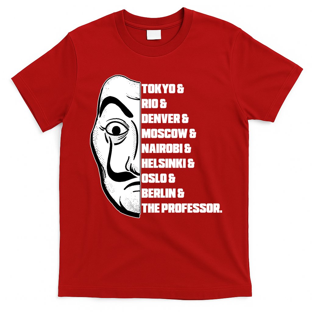 El Professor World City Names T-Shirt