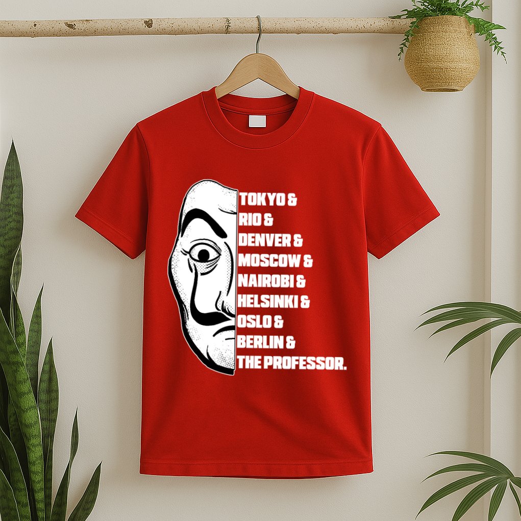 El Professor World City Names T-Shirt