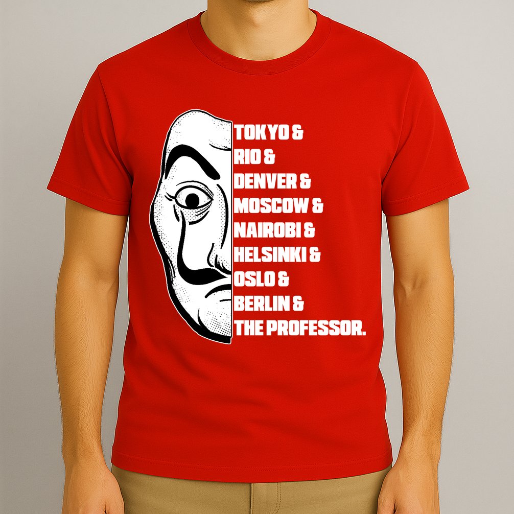 El Professor World City Names T-Shirt