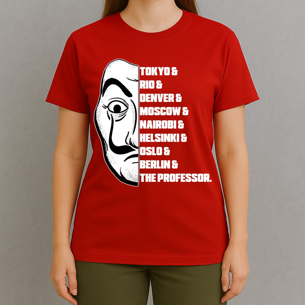 El Professor World City Names T-Shirt