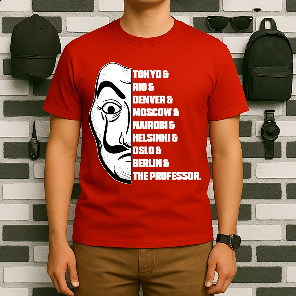 El Professor World City Names T-Shirt