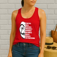 El Professor World City Names Womens Tank Top