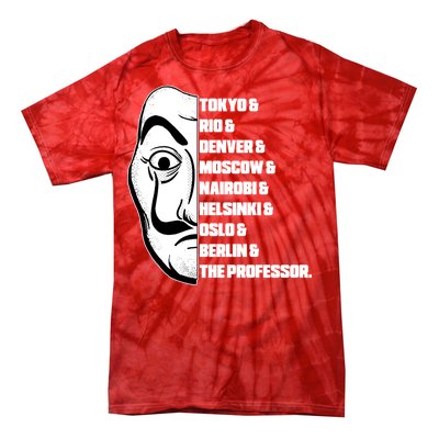 El Professor World City Names Tie-Dye T-Shirt