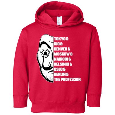 El Professor World City Names Toddler Hoodie