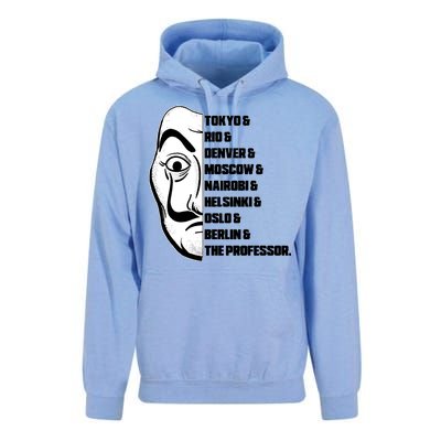 El Professor World City Names Unisex Surf Hoodie