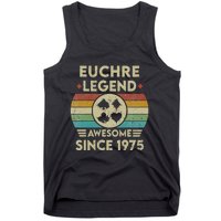 Euchre Legend 47 Years Old Awesome Since 1975 Euchre Tank Top