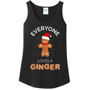 Everyone Loves A Ginger - Fun Outfit For Christmas, Costume Ladies Essential Tank