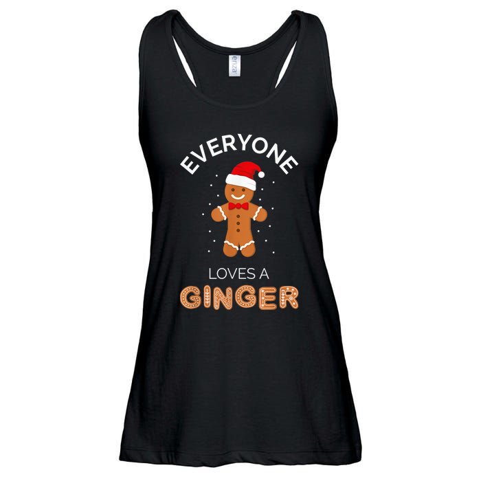 Everyone Loves A Ginger - Fun Outfit For Christmas, Costume Ladies Essential Flowy Tank