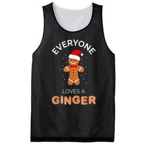 Everyone Loves A Ginger - Fun Outfit For Christmas, Costume Mesh Reversible Basketball Jersey Tank