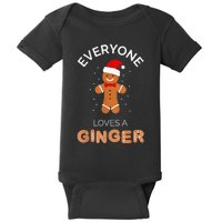 Everyone Loves A Ginger - Fun Outfit For Christmas, Costume Baby Bodysuit