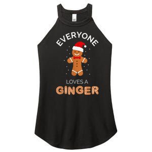 Everyone Loves A Ginger - Fun Outfit For Christmas, Costume Women's Perfect Tri Rocker Tank