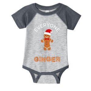 Everyone Loves A Ginger - Fun Outfit For Christmas, Costume Infant Baby Jersey Bodysuit