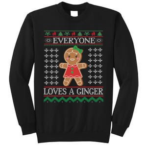 Everyone Loves A Ginger Ugly Christmas Sweaters Sweatshirt