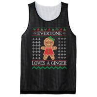 Everyone Loves A Ginger Ugly Christmas Sweaters Mesh Reversible Basketball Jersey Tank