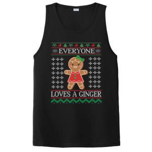 Everyone Loves A Ginger Ugly Christmas Sweaters PosiCharge Competitor Tank