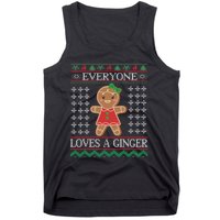 Everyone Loves A Ginger Ugly Christmas Sweaters Tank Top