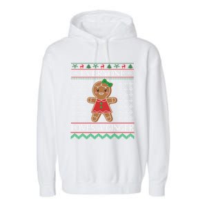 Everyone Loves A Ginger Ugly Christmas Sweaters Garment-Dyed Fleece Hoodie