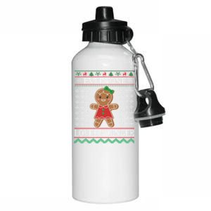 Everyone Loves A Ginger Ugly Christmas Sweaters Aluminum Water Bottle