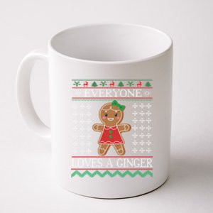 Everyone Loves A Ginger Ugly Christmas Sweaters Coffee Mug