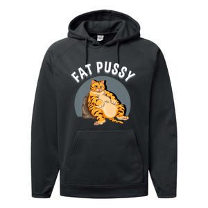 Everybody Loves A Really Fat Pussy Premium Performance Fleece Hoodie