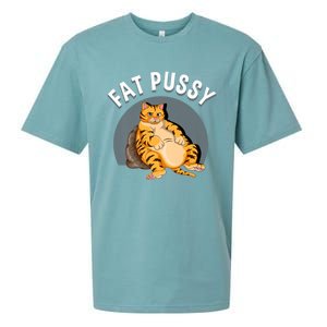 Everybody Loves A Really Fat Pussy Premium Sueded Cloud Jersey T-Shirt