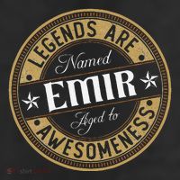 Emir Legends Are Named Emir 7 Panel Mesh Trucker Snapback Hat