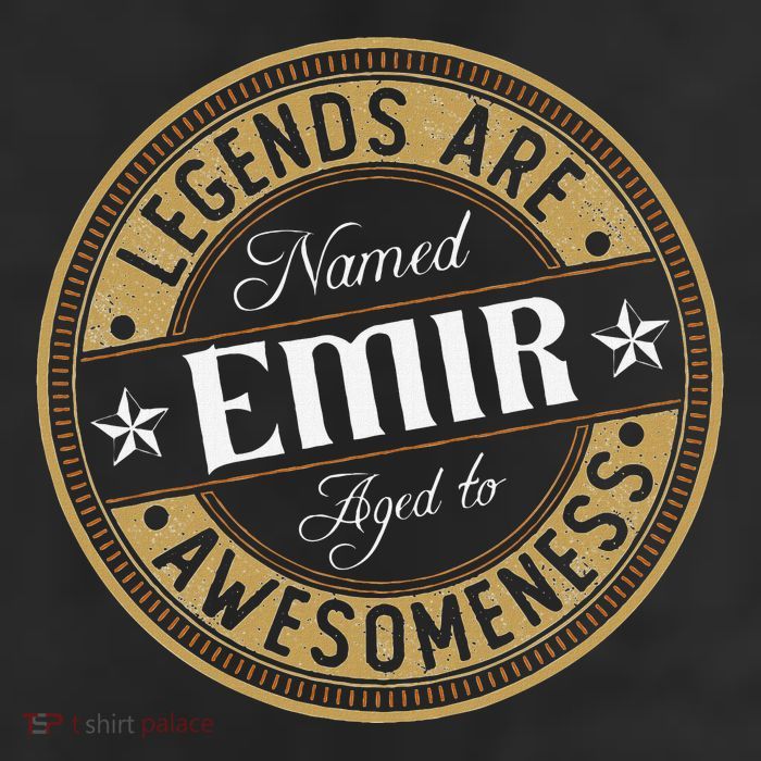 Emir Legends Are Named Emir 7 Panel Mesh Trucker Snapback Hat