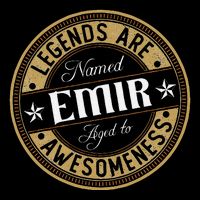 Emir Legends Are Named Emir Backpack