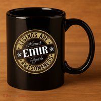 Emir Legends Are Named Emir 11oz C Handle Ceramic Mug