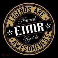 Emir Legends Are Named Emir Drawstring Bag