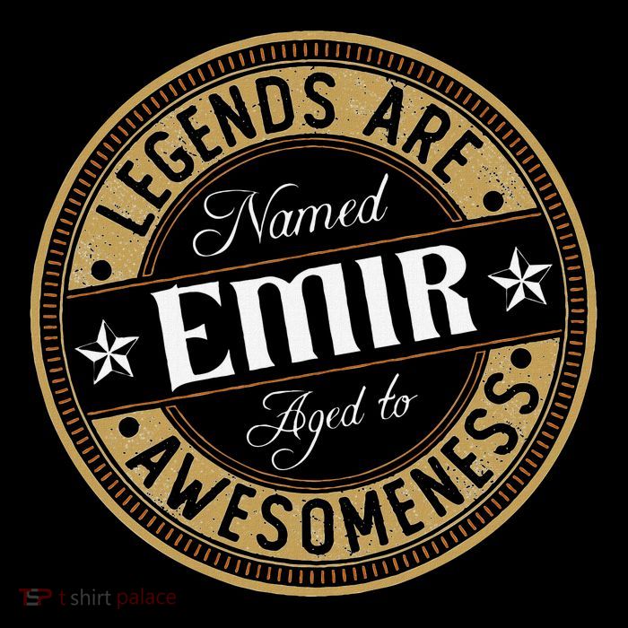 Emir Legends Are Named Emir Drawstring Bag