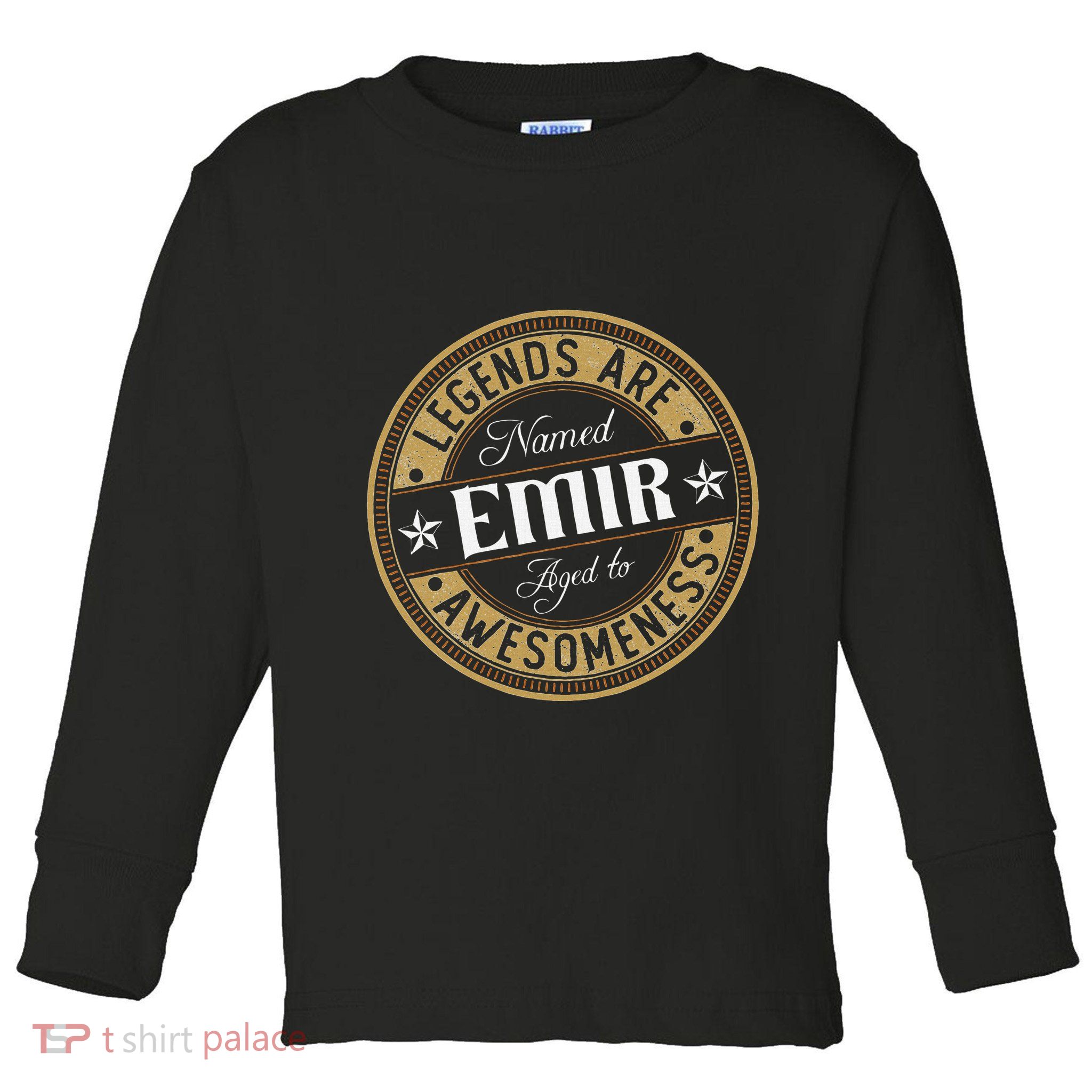 Emir Legends Are Named Emir Toddler Long Sleeve Shirt