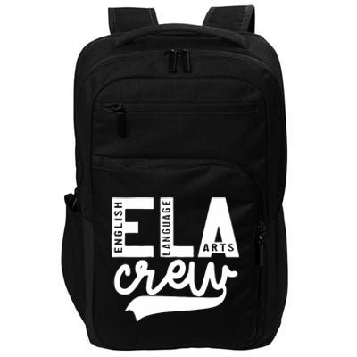 English Language Art Teacher Crew ELA Squad Impact Tech Backpack