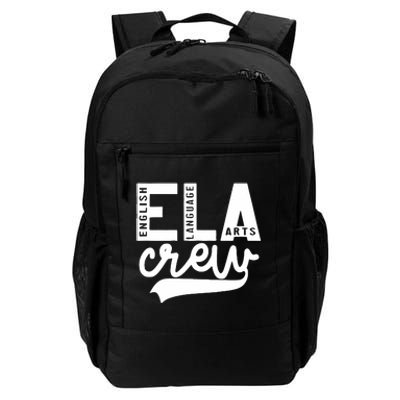 English Language Art Teacher Crew ELA Squad Daily Commute Backpack