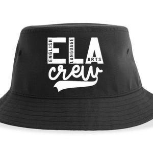 English Language Art Teacher Crew ELA Squad Sustainable Bucket Hat