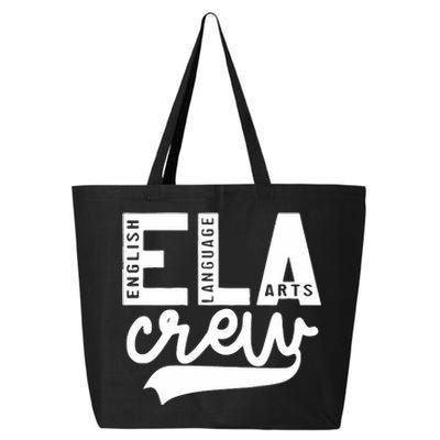 English Language Art Teacher Crew ELA Squad 25L Jumbo Tote