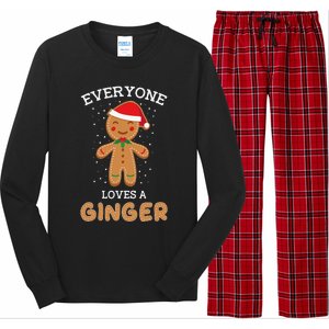 Everyone Loves A Ginger Funny Outfit For Christmas Costume Long Sleeve Pajama Set