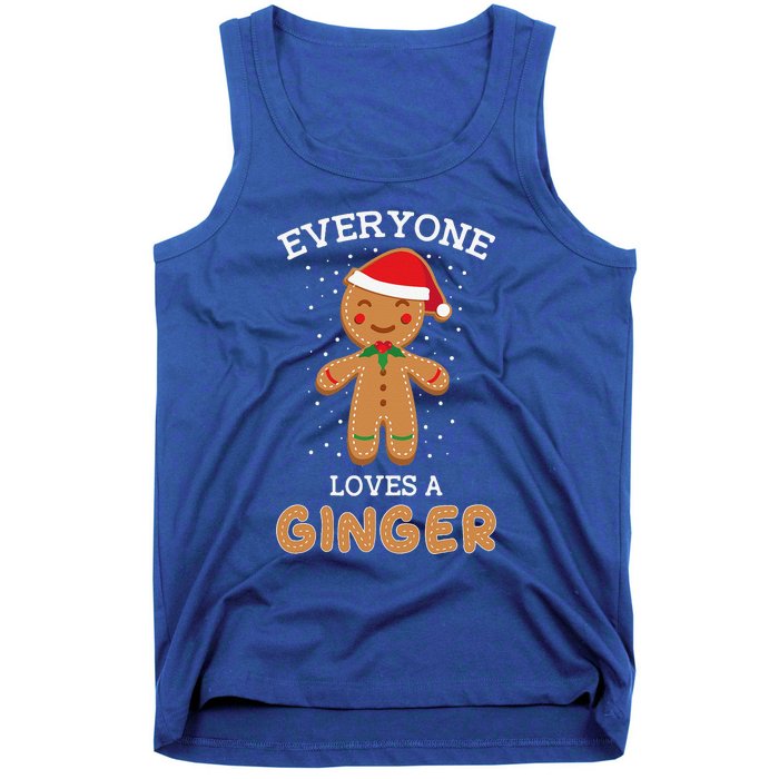 Everyone Loves A Ginger Funny Outfit For Christmas Costume Tank Top