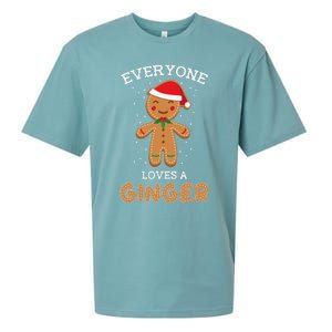 Everyone Loves A Ginger Funny Outfit For Christmas Costume Sueded Cloud Jersey T-Shirt