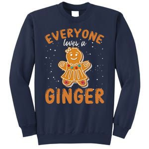 Everyone Loves A Ginger Gingerbread Christmas Sweatshirt