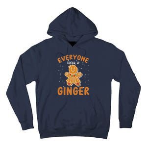 Everyone Loves A Ginger Gingerbread Christmas Tall Hoodie