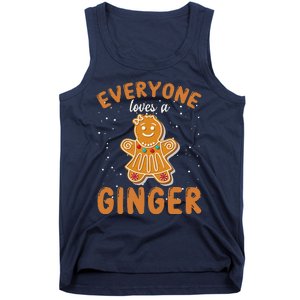 Everyone Loves A Ginger Gingerbread Christmas Tank Top