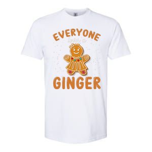 Everyone Loves A Ginger Gingerbread Christmas Softstyle CVC T-Shirt