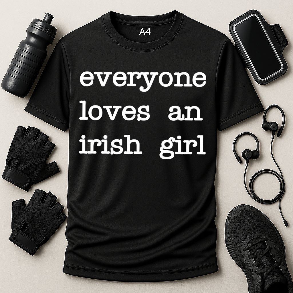 Everyone Loves An Irish Girl Cooling Performance Crew T-Shirt