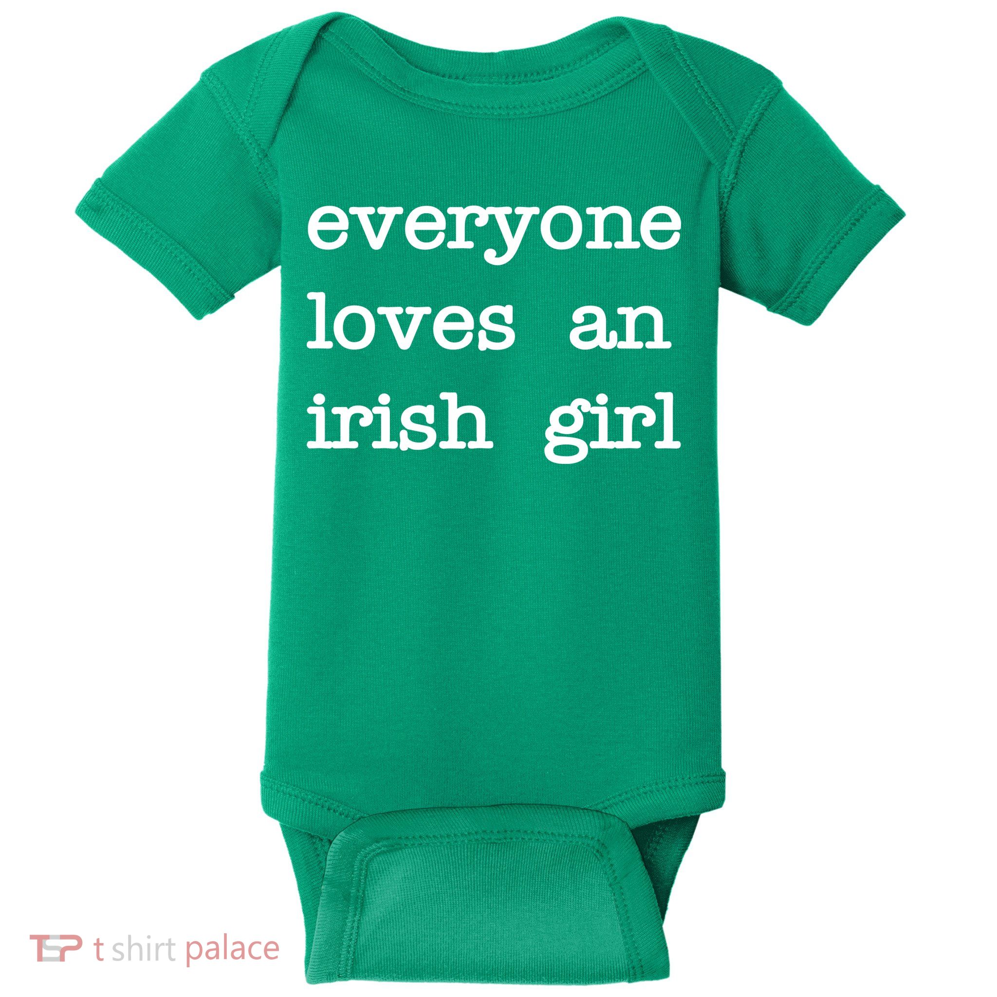 Everyone Loves An Irish Girl Baby Bodysuit
