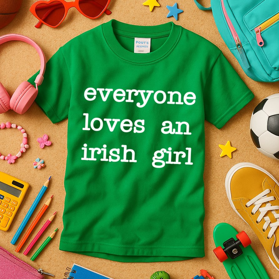 Everyone Loves An Irish Girl Kids T-Shirt