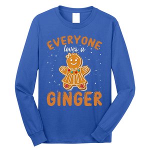 Everyone Loves A Ginger Gingerbread Christmas Long Sleeve Shirt