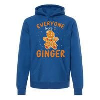 Everyone Loves A Ginger Gingerbread Christmas Premium Hoodie