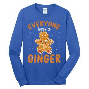 Everyone Loves A Ginger Gingerbread Christmas Tall Long Sleeve T-Shirt